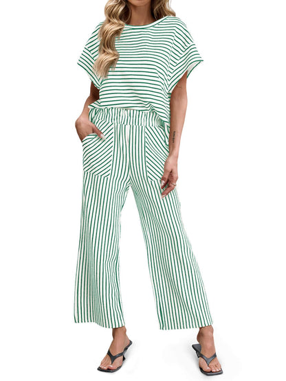Madeleine Batwing Tee & Wide-Leg Set
