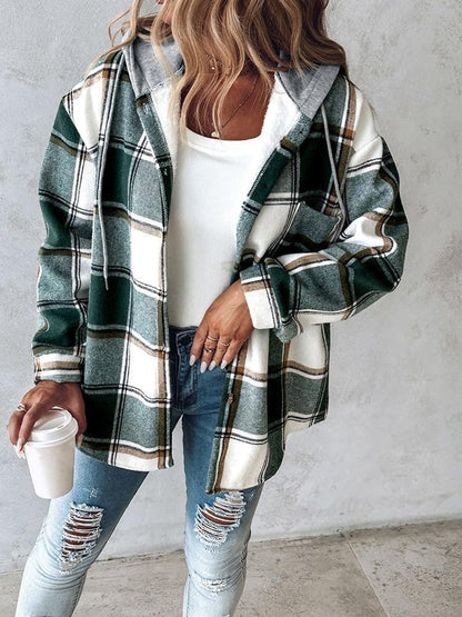Eloise Fleece-Lined Hooded Shacket