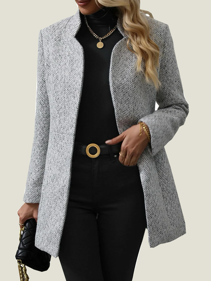 Vivienne Open-Front Blazer Coat