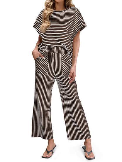 Madeleine Batwing Tee & Wide-Leg Set