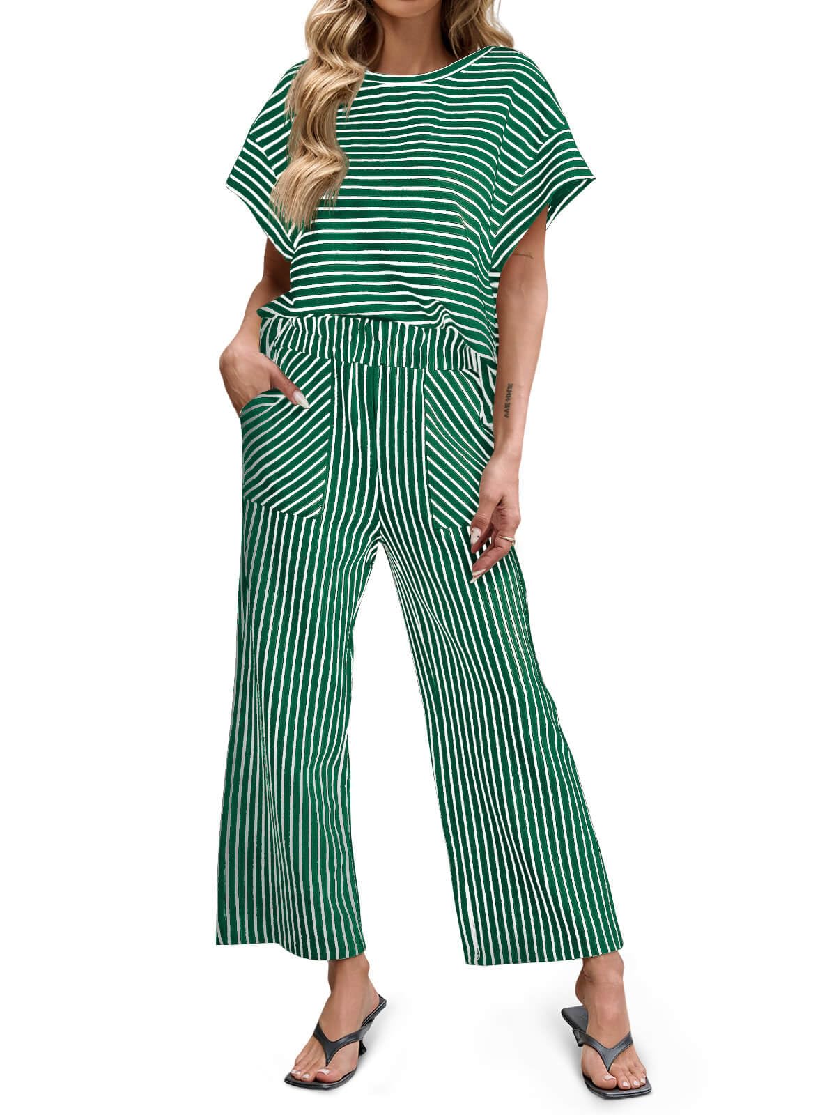 Madeleine Batwing Tee & Wide-Leg Set