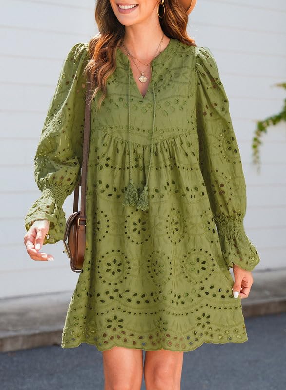 Mireille Eyelet Lace Dress