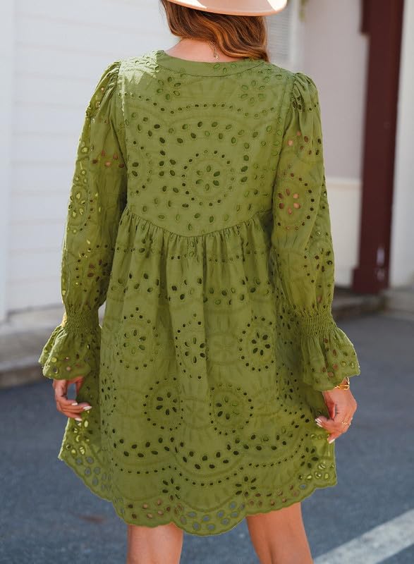 Mireille Eyelet Lace Dress