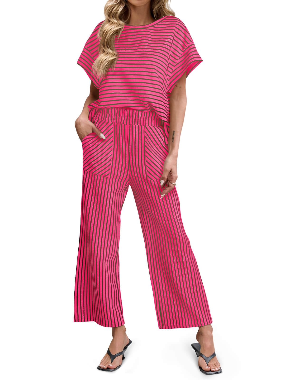 Madeleine Batwing Tee & Wide-Leg Set