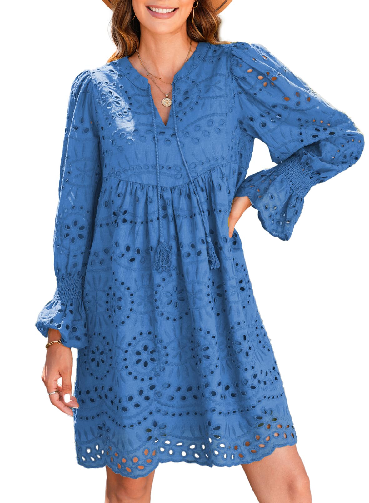 Mireille Eyelet Lace Dress