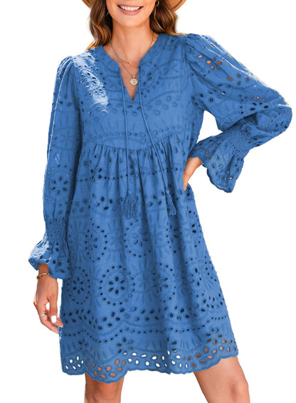 Mireille Eyelet Lace Dress