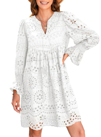 Mireille Eyelet Lace Dress
