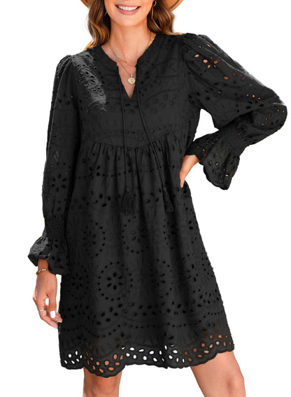Mireille Eyelet Lace Dress
