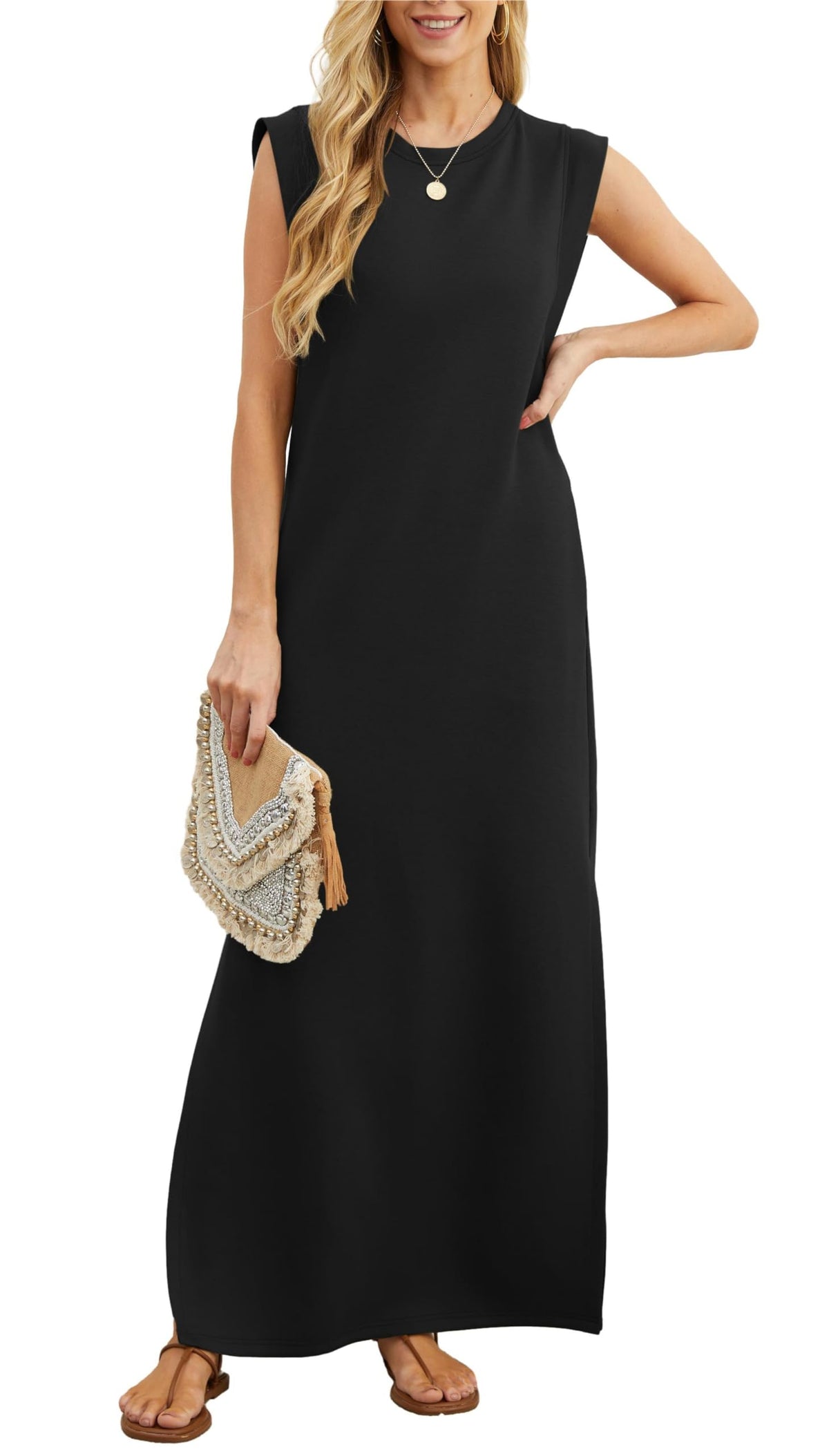 Cove Wrinkle-Free Split Maxi Dress