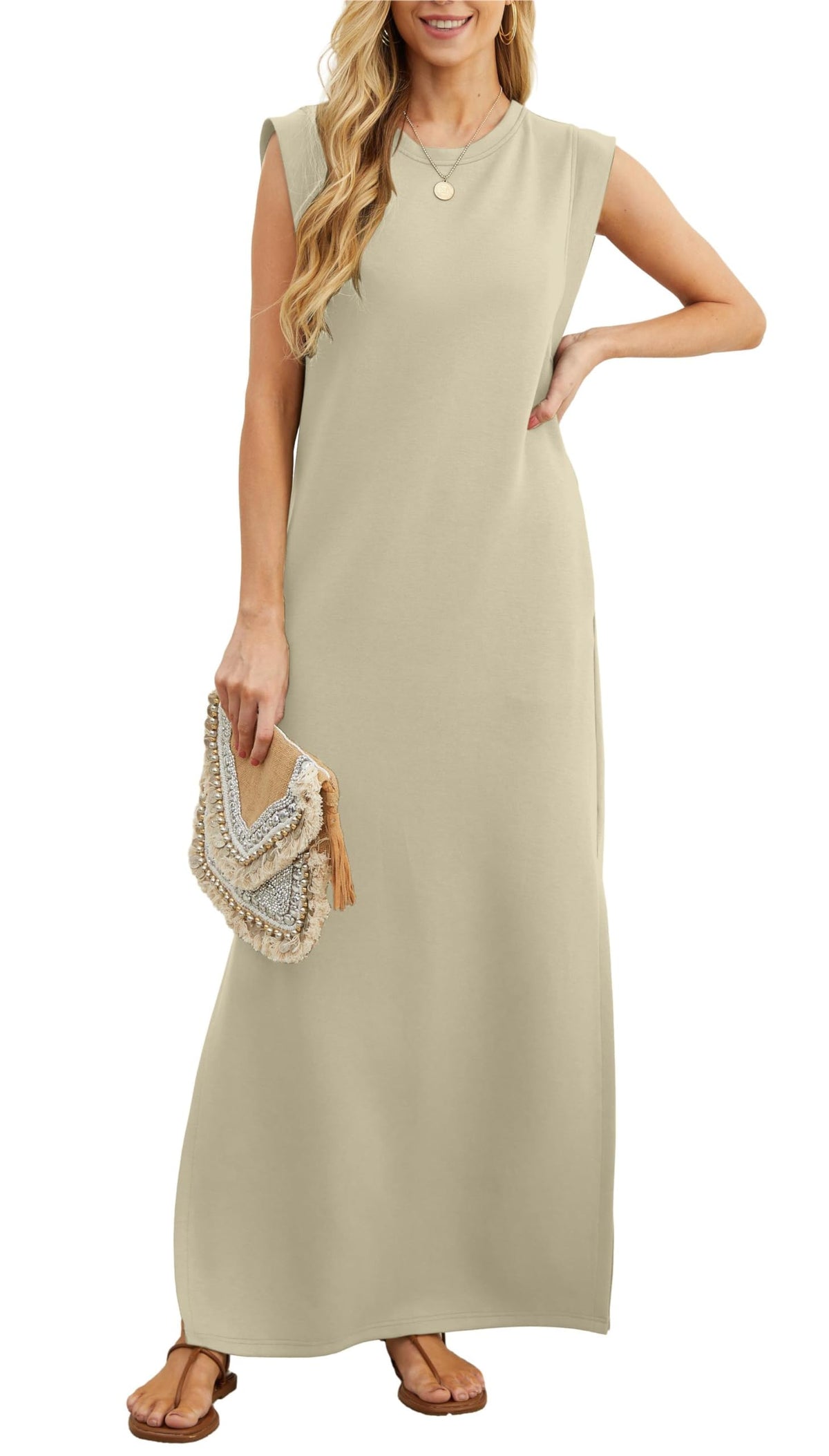 Cove Wrinkle-Free Split Maxi Dress