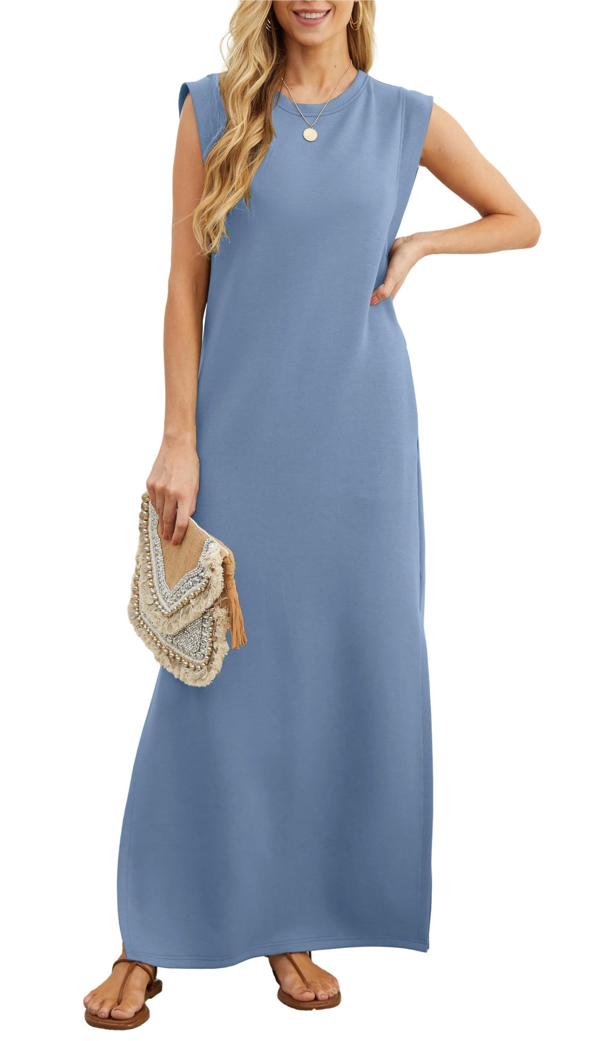 Cove Wrinkle-Free Split Maxi Dress