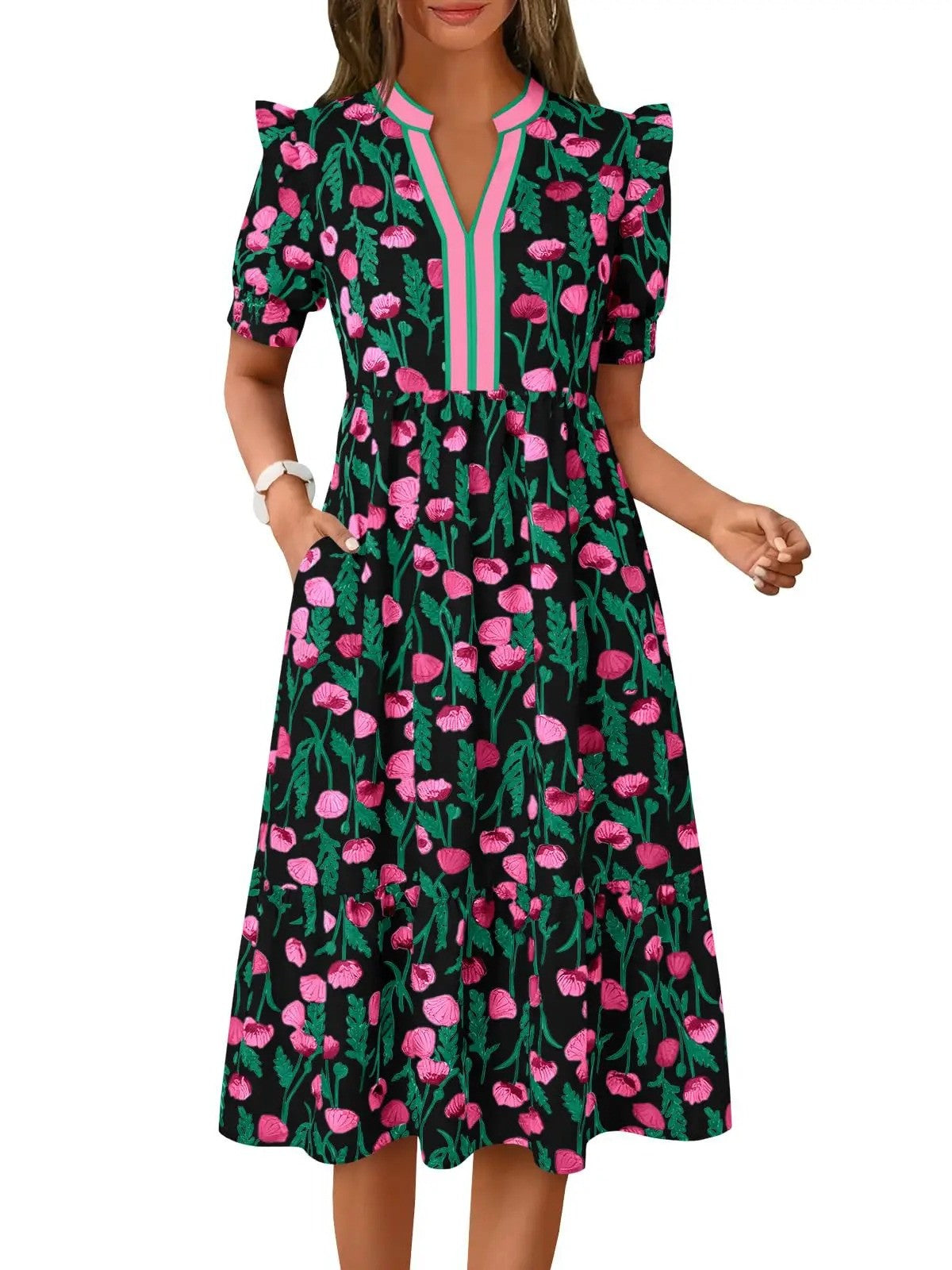 Margot Floral Maxi Dress