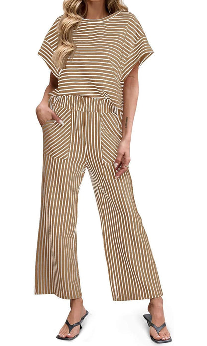 Madeleine Batwing Tee & Wide-Leg Set