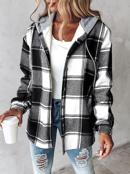 Eloise Fleece-Lined Hooded Shacket