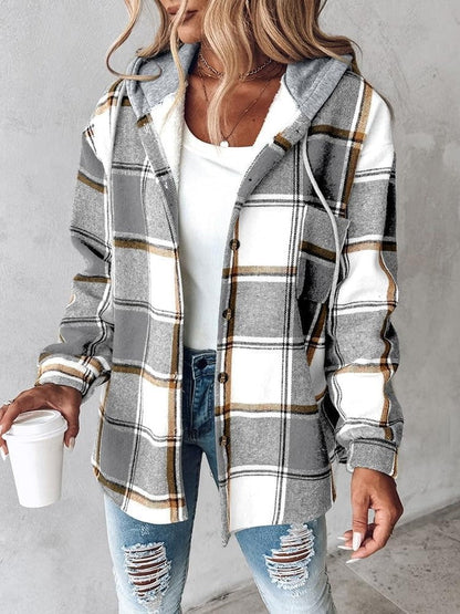 Eloise Fleece-Lined Hooded Shacket