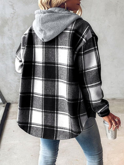Eloise Fleece-Lined Hooded Shacket