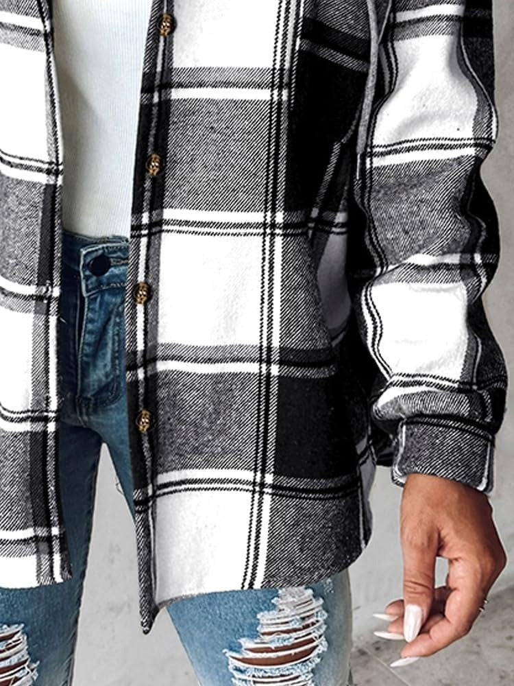 Eloise Fleece-Lined Hooded Shacket