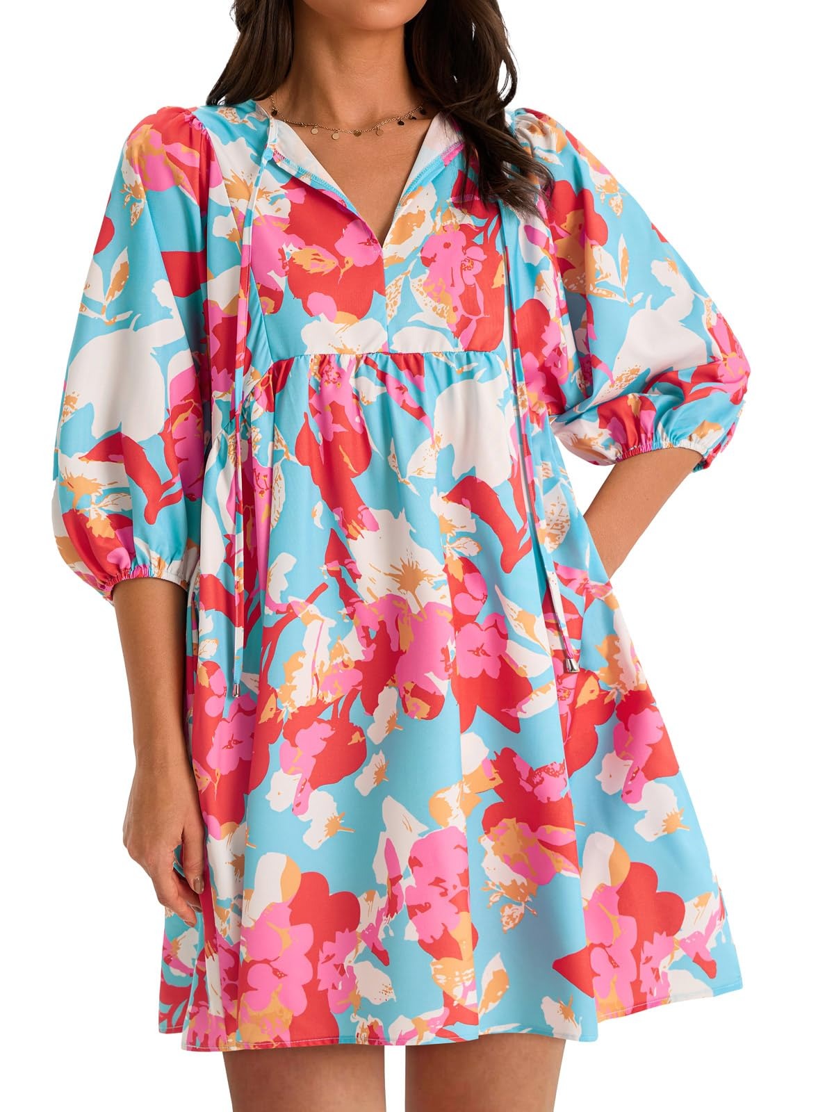 Elise Floral Babydoll Dress