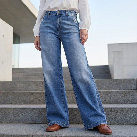 Josephine Wide-Leg Vintage Jeans