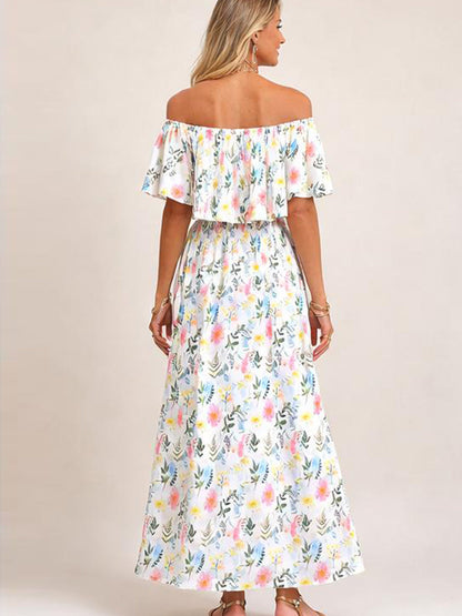 Sienna Off-Shoulder Floral Maxi Dress